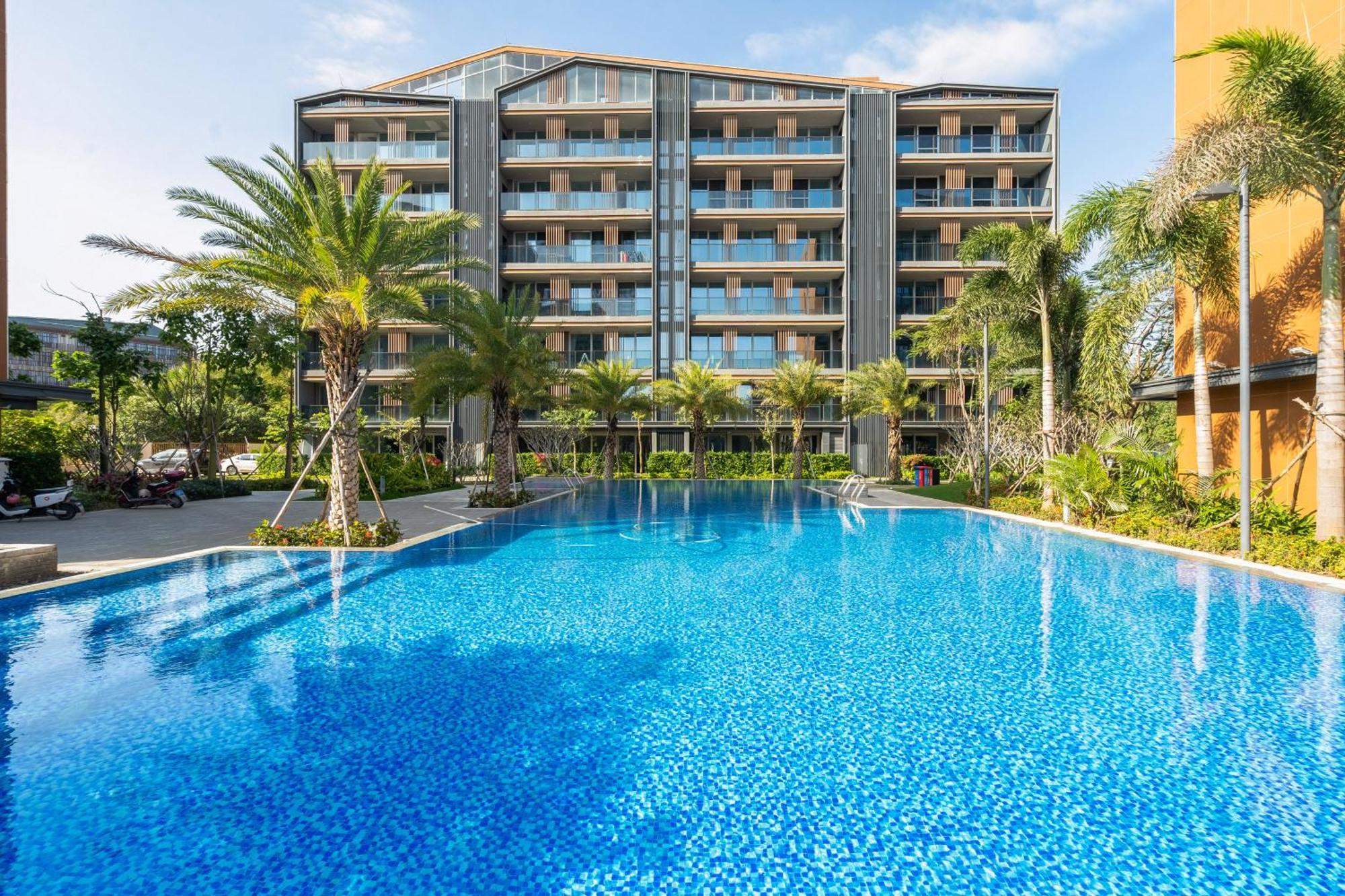 Sanya Haitang Bay Muyu Time Seaview Apartment Exterior foto